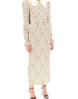 Alessandra Rich floral shirt dress