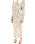 Alessandra Rich floral shirt dress