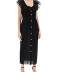 Alessandra Rich 'polka dot midi dress in ge