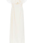 Alessandra Rich strapless dress with organza details