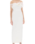 Alessandra Rich strapless dress with organza details