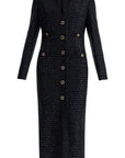 Alessandra Rich midi tweed dress with sequins