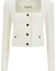 Alessandra Rich tweed jacket with sequins embell