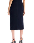 Alessandra Rich virgin wool midi skirt