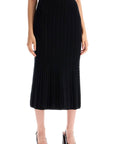 Alessandra Rich "knitted midi skirt with cable knit