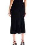 Alessandra Rich "knitted midi skirt with cable knit