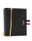 Thom Browne leather crossbody card holder