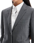 Thom Browne wool twill jacket in slim fit style