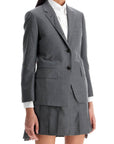 Thom Browne wool twill jacket in slim fit style