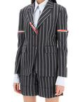 Thom Browne striped single-breasted jacket