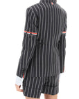 Thom Browne striped single-breasted jacket