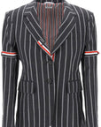 Thom Browne striped single-breasted jacket