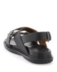 Marni fussbett leather sandals