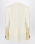 Ami Paris Butter-coloured wool jacket