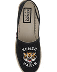 Kenzo canvas espadrilles with logo embroidery