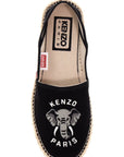 Kenzo canvas espadrilles with logo embroidery