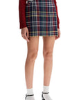 Thom Browne wool twill mini skirt in