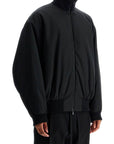 Fear Of God black nylon bomber with high collar