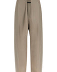 Fear Of God beige wide leg pants in virgin wool and viscose