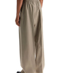 Fear Of God beige wide leg pants in virgin wool and viscose