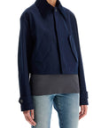 Ami Alexandre Matiussi cropped canvas jacket for women