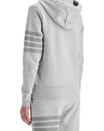 Thom Browne 4-bar hoodie with zipper and