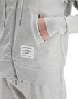 Thom Browne 4-bar hoodie with zipper and