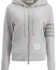 Thom Browne 4-bar hoodie with zipper and