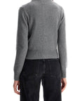 Ami Alexandre Matiussi cashmere crewneck cardigan