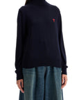 Ami Alexandre Matiussi high-neck pullover with embroidery