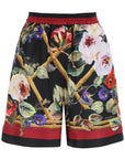 Dolce & Gabbana rose garden pajama shorts