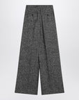 Dolce & Gabbana Dolce&Gabbana Wide dark grey striped trousers
