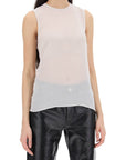 Ami Alexandre Matiussi sleeveless silk top in