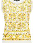 Dolce & Gabbana "silk sleeveless top with mai