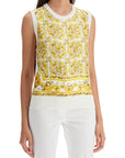 Dolce & Gabbana "silk sleeveless top with mai