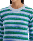 Marni striped crewneck pullover