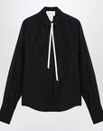 Sportmax Black popeline Gesso shirt