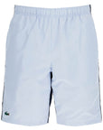 Lacoste with logo on the bermuda shorts