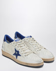 Golden Goose White/metallic blue Ballstar sneakers