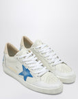 Golden Goose White/bluette/wood ash Ballstar sneakers