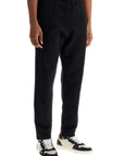 Golden Goose high-waisted black cotton jogger pants