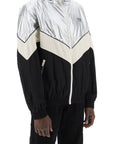 Golden Goose lens patchwork jacket