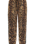 Dolce & Gabbana leopard print nylon jogger pants for