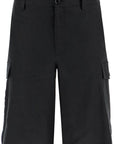 Dolce & Gabbana linen cargo bermuda shorts for