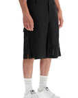 Dolce & Gabbana linen cargo bermuda shorts for