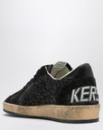 Golden Goose Ball Star sneakers black in suede and glitter