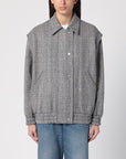 Golden Goose Wool blend herringbone bomber jacket