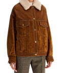 Golden Goose "babette leather jacket"