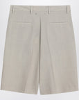 Golden Goose Beige mélange wool-blend bermuda
