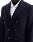 Ami Alexandre Matiussi double-breasted wool jacket